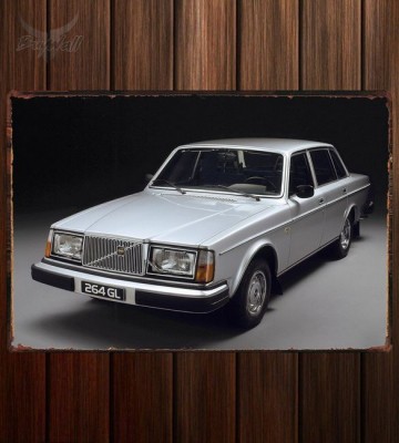 Металлическая табличка Volvo 264 GL